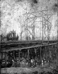 Gaylesville, Alabama Bridge. Steel contractor Charles Matthew Gallienne. The Great-Grandfather of my wife.
(ShorpyBlog, Member Gallery)